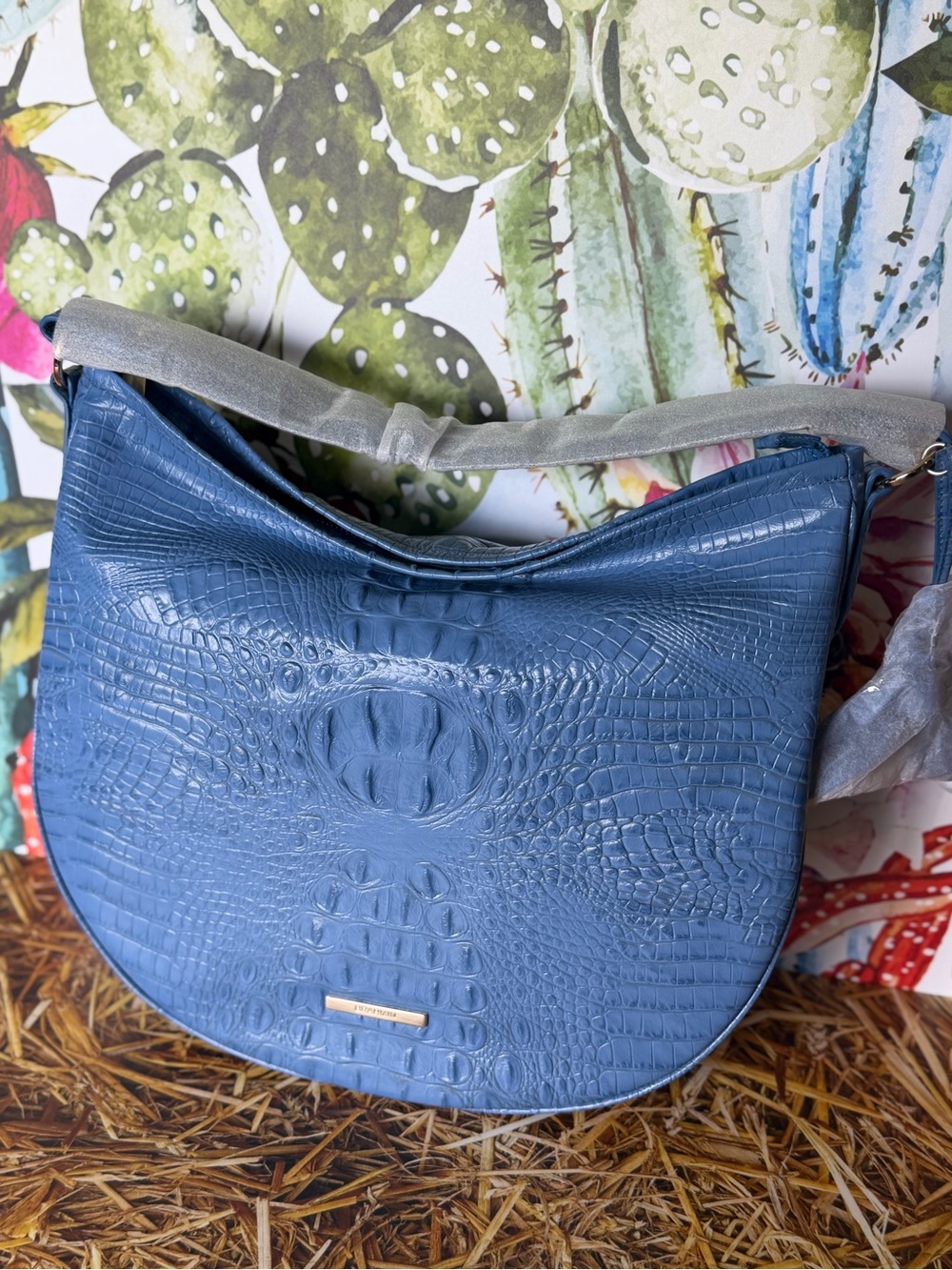 Brahmin Kathleen Regatta Blue Keepsake Shoulder Bag NWT and still in wrapping